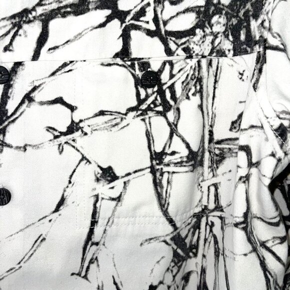 Humor The Danish Flavor Button Front Shirt Mens Size Medium M Graphic Print - Picture 8 of 9